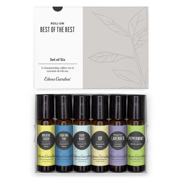 Best of the Best Roll-On Essential Oil 6 Set | Roll-On Sets | Edens Garden